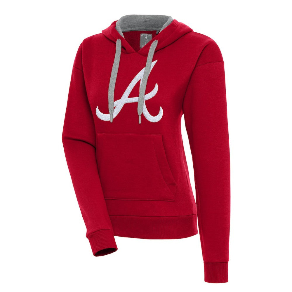 MLB Atlanta Braves Antigua Women's Victory Pullover Hoodie