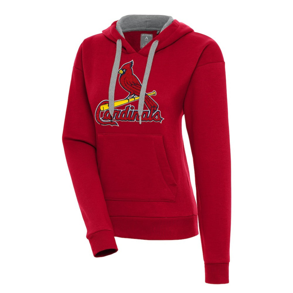 MLB St. Louis Cardinals Antigua Women's Victory Pullover Hoodie