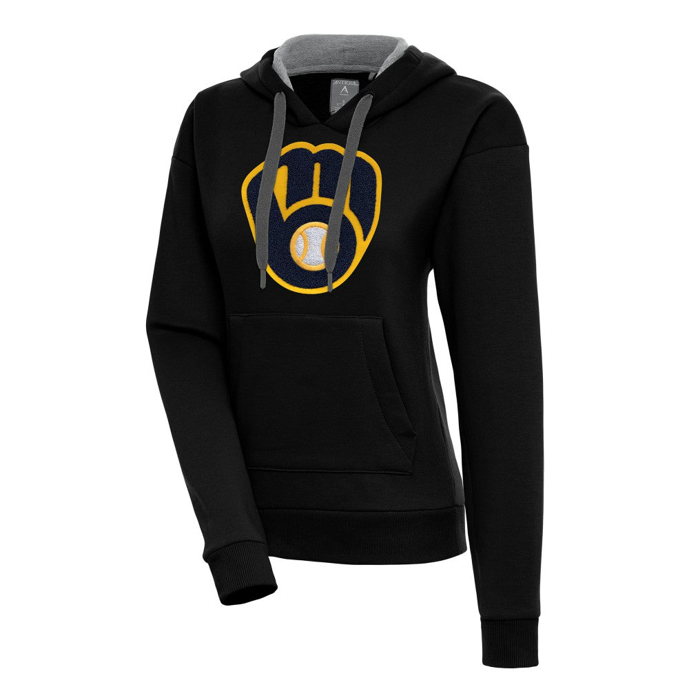 MLB Milwaukee Brewers Antigua Women's Victory Pullover Hoodie