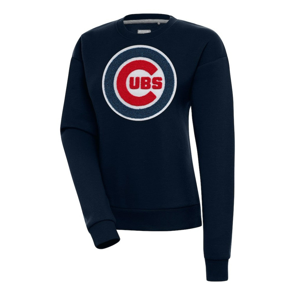 MLB Chicago Cubs Antigua Women's Victory Chenille Pullover Sweatshirt