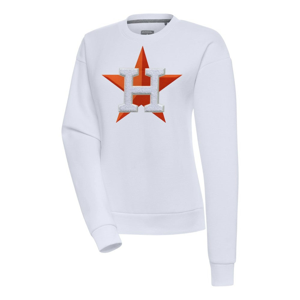 MLB Houston Astros Antigua Women's Victory Chenille Pullover Sweatshirt