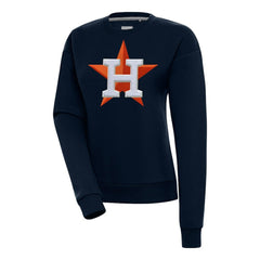 MLB Houston Astros Antigua Women's Victory Chenille Pullover Sweatshirt