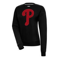 MLB Philadelphia Phillies Antigua Women's Victory Chenille Pullover Sweatshirt
