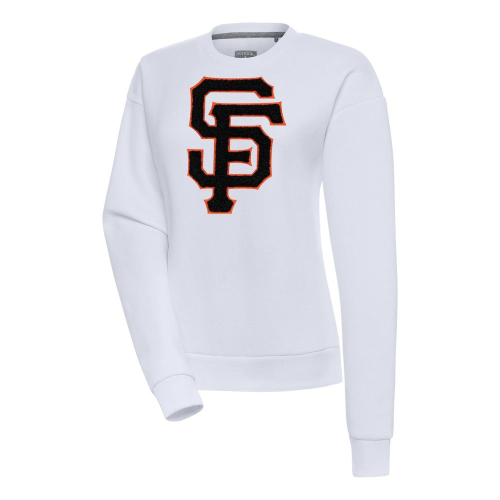 MLB San Francisco Giants Antigua Women's Victory Chenille Pullover Sweatshirt