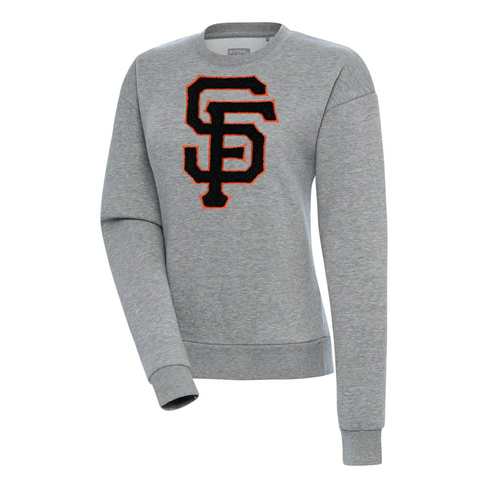 MLB San Francisco Giants Antigua Women's Victory Chenille Pullover Sweatshirt