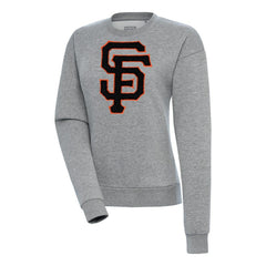 MLB San Francisco Giants Antigua Women's Victory Chenille Pullover Sweatshirt