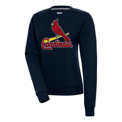 MLB St. Louis Cardinals Antigua Women's Victory Chenille Pullover Sweatshirt