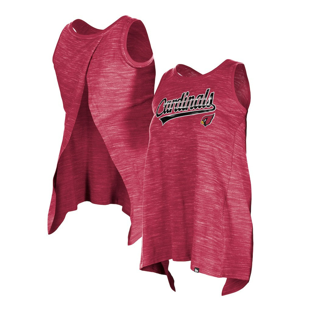 Women's Space Dye Active Tank Top - Arizona Cardinals