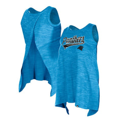 Women's Space Dye Active Tank Top - Carolina Panthers