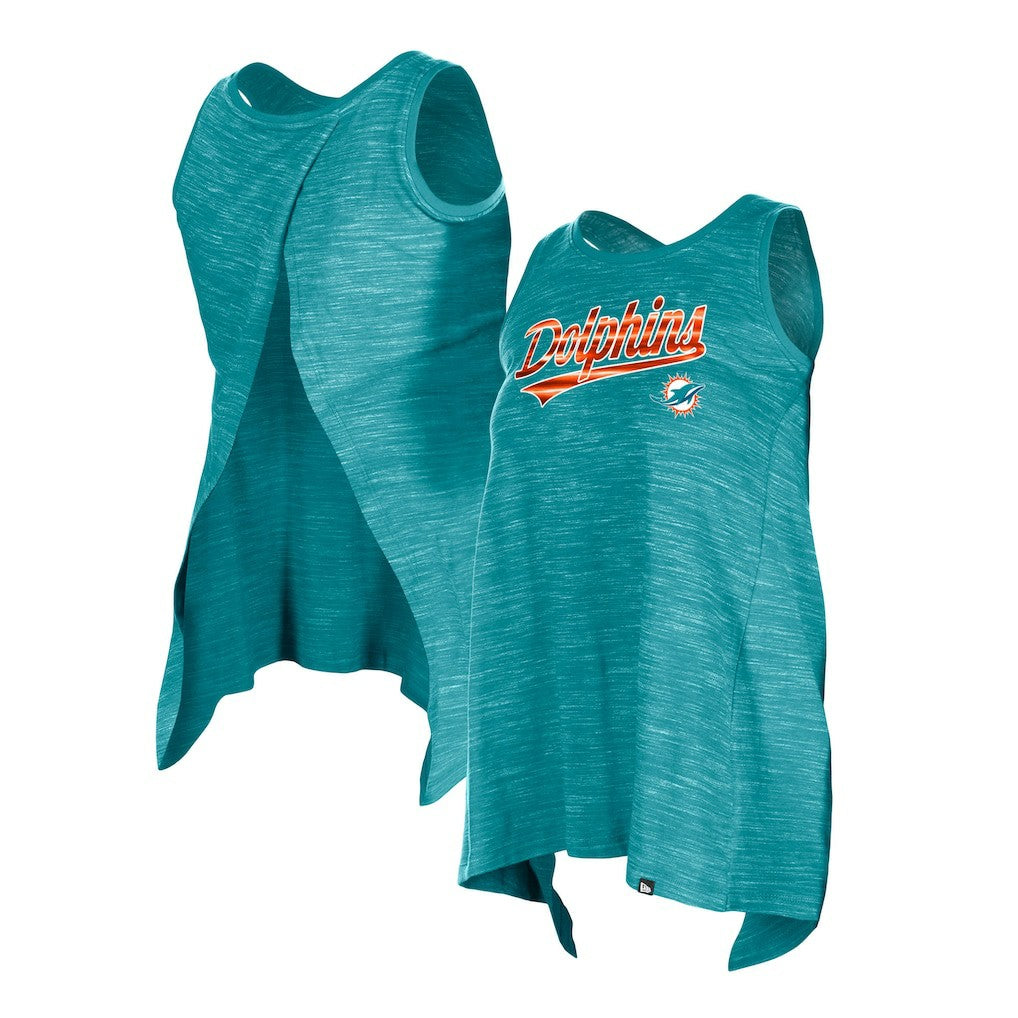 Women's Space Dye Active Tank Top - Miami Dolphins