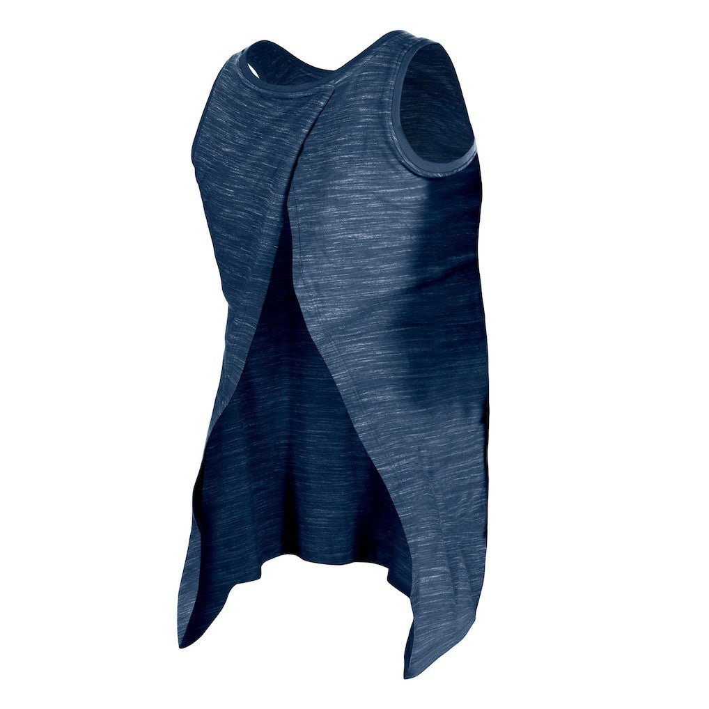 Women's Space Dye Active Tank Top - New England Patriots