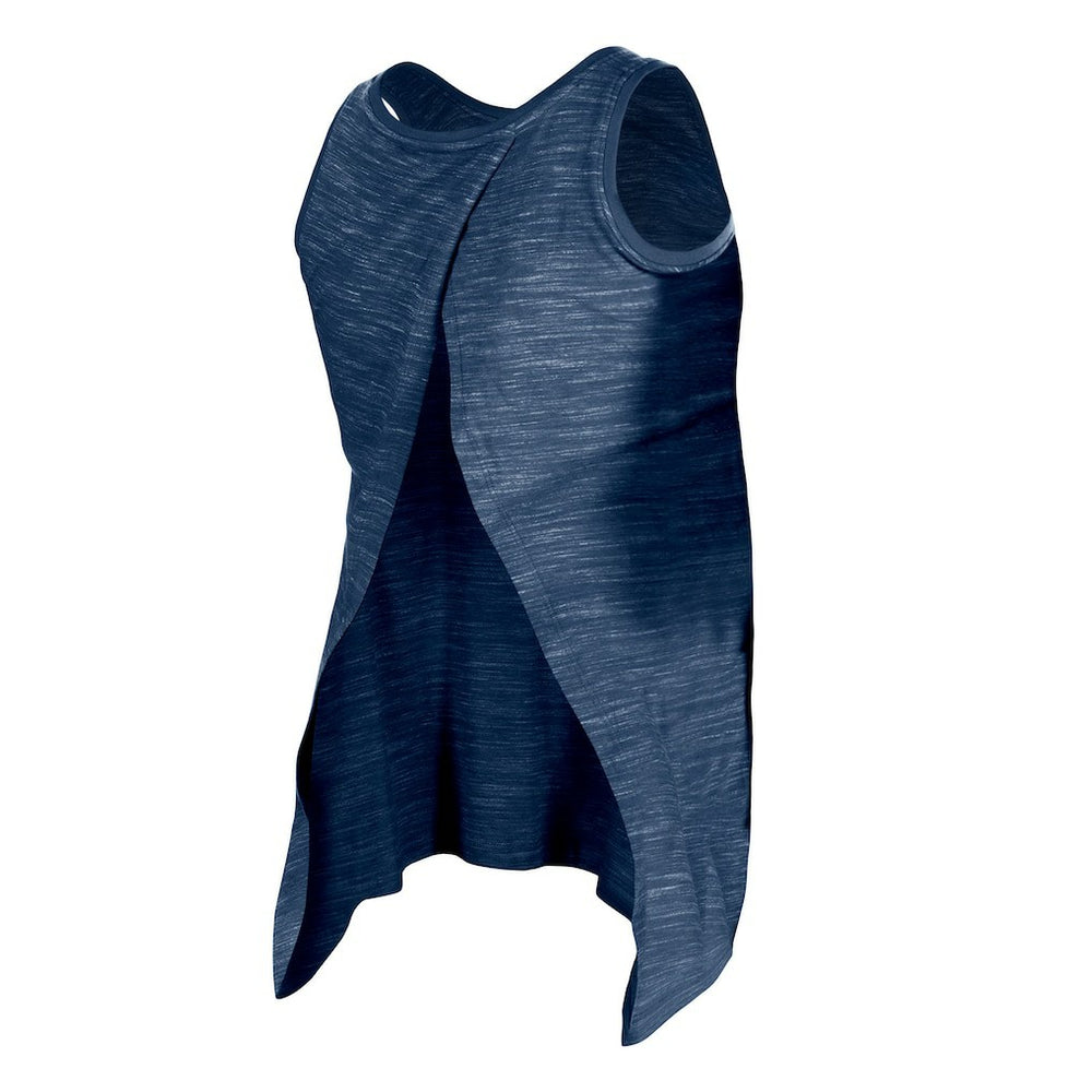 Women's Space Dye Active Tank Top - New England Patriots