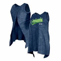 Women's Space Dye Active Tank Top - Seattle Seahawks