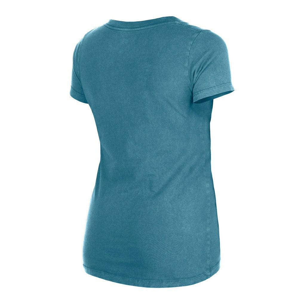 Women's Enzyme Wash Low V-Neck T-Shirt - Miami Dolphins