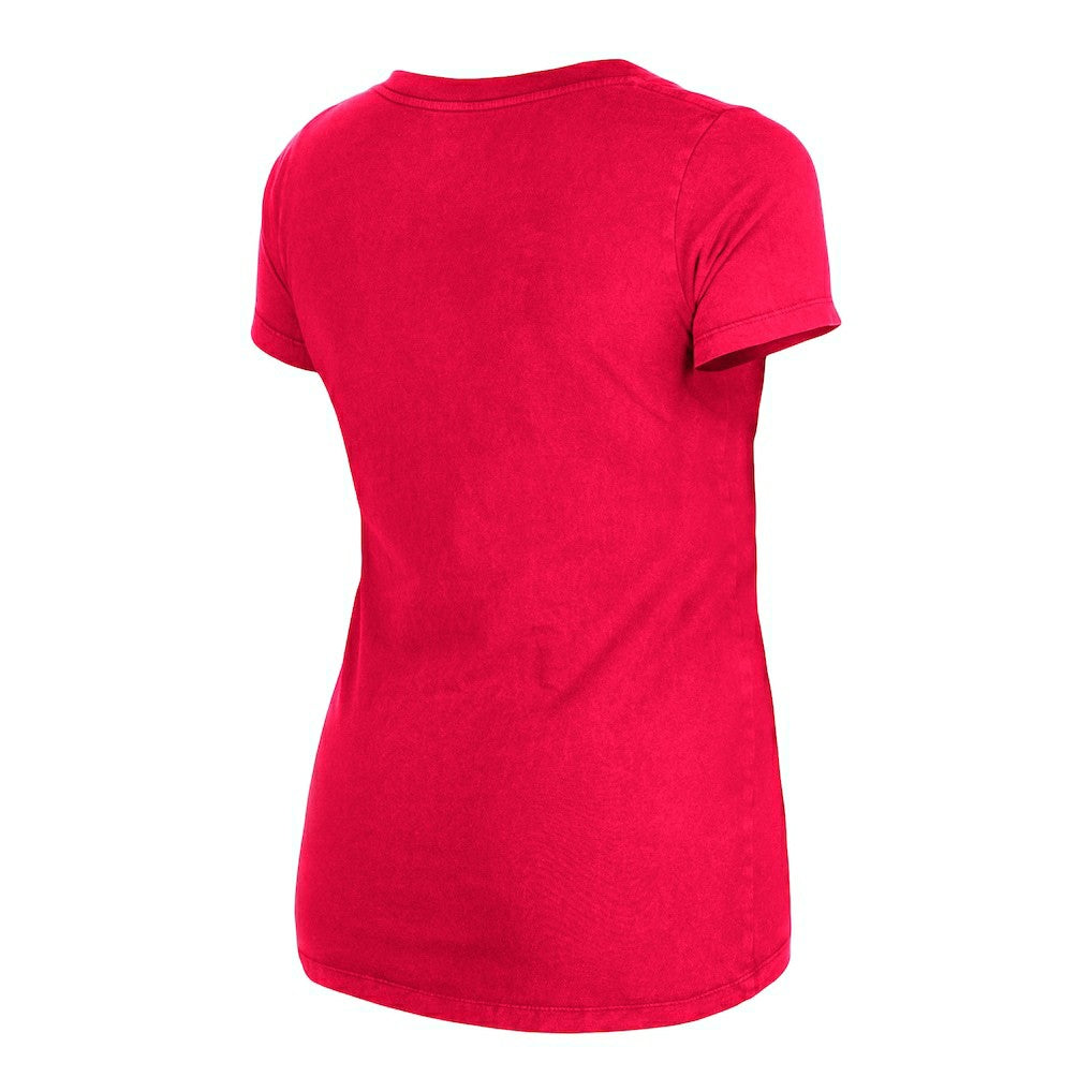 Women's Enzyme Wash Low V-Neck T-Shirt - San Francisco 49ers