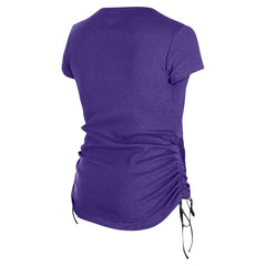 Women's Ruched Side T-Shirt - Baltimore Ravens