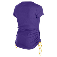Women's Ruched Side T-Shirt - Minnesota Vikings