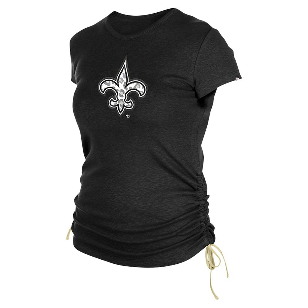Women's Ruched Side T-Shirt - New Orleans Saints