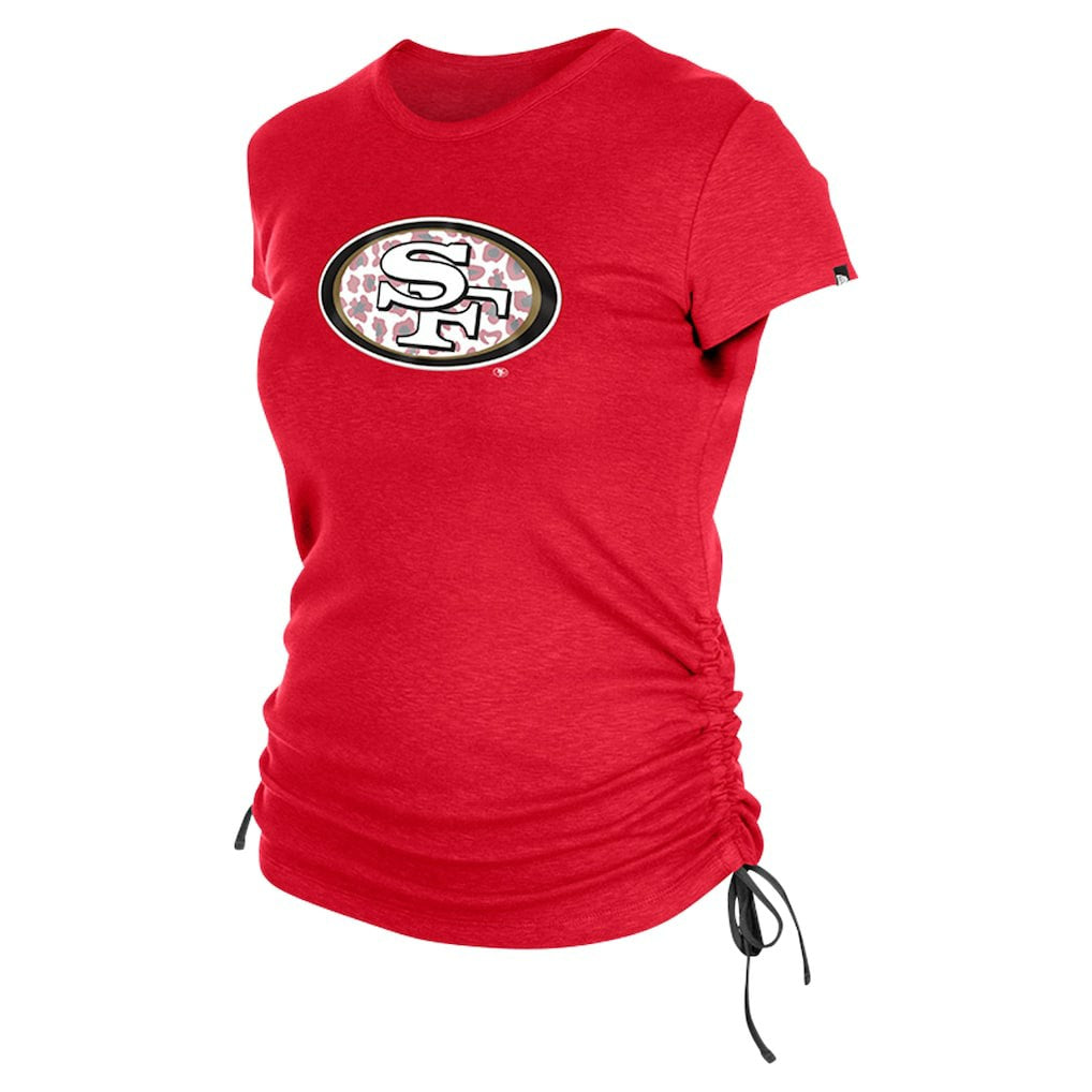 Women's Ruched Side T-Shirt - San Francisco 49ers