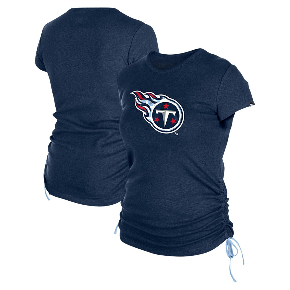 Women's Ruched Side T-Shirt - Tennessee Titans