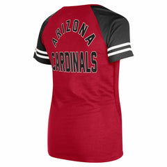 Women's Lace-Up Raglan T-Shirt - Arizona Cardinals