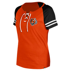 Women's Lace-Up Raglan T-Shirt - Cincinnati Bengals