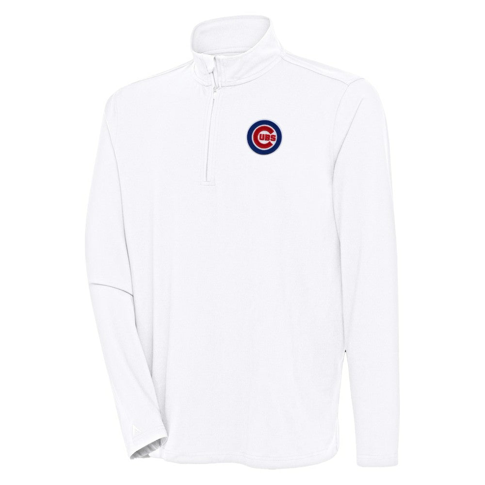MLB Chicago Cubs Antigua Hunk Quarter-Zip Pullover Top