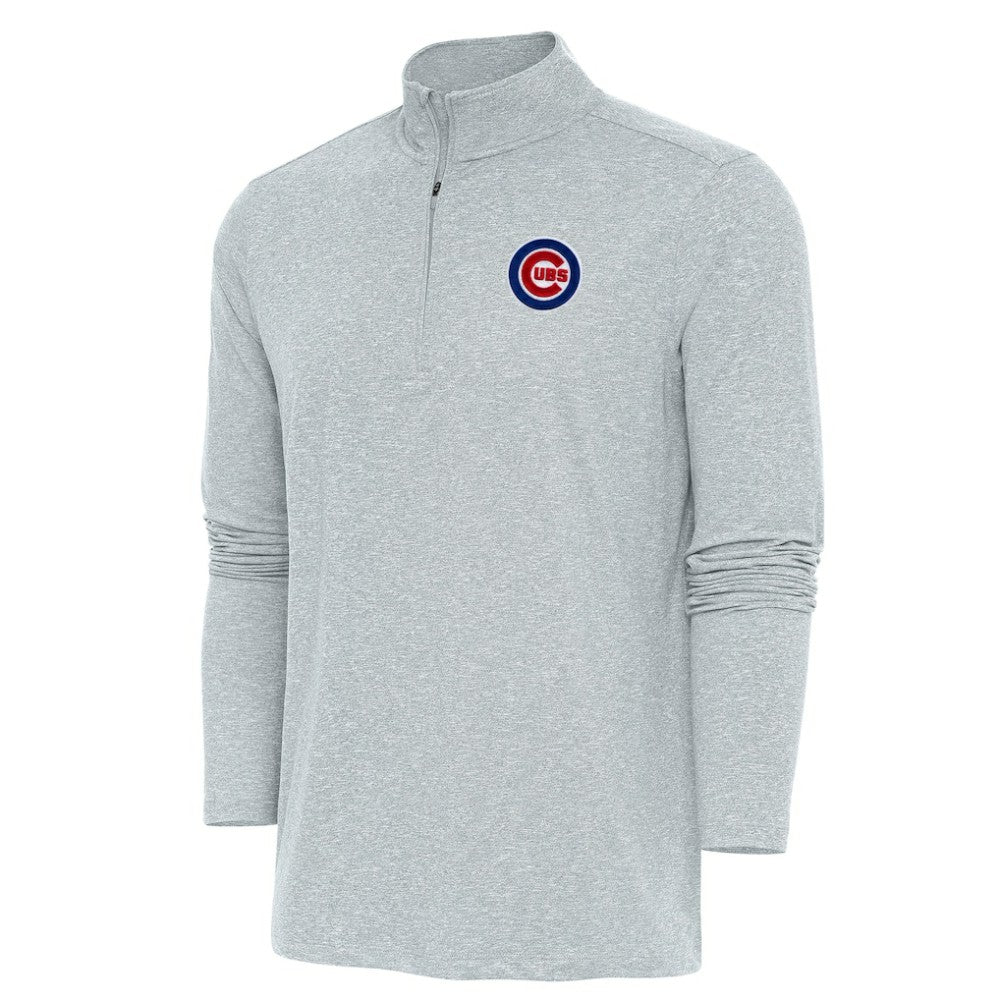 MLB Chicago Cubs Antigua Hunk Quarter-Zip Pullover Top