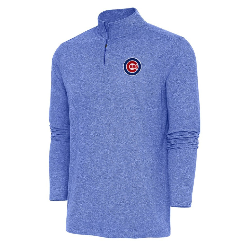 MLB Chicago Cubs Antigua Hunk Quarter-Zip Pullover Top
