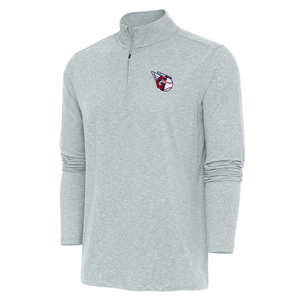 MLB Cleveland Guardians Antigua Hunk Quarter-Zip Pullover Top