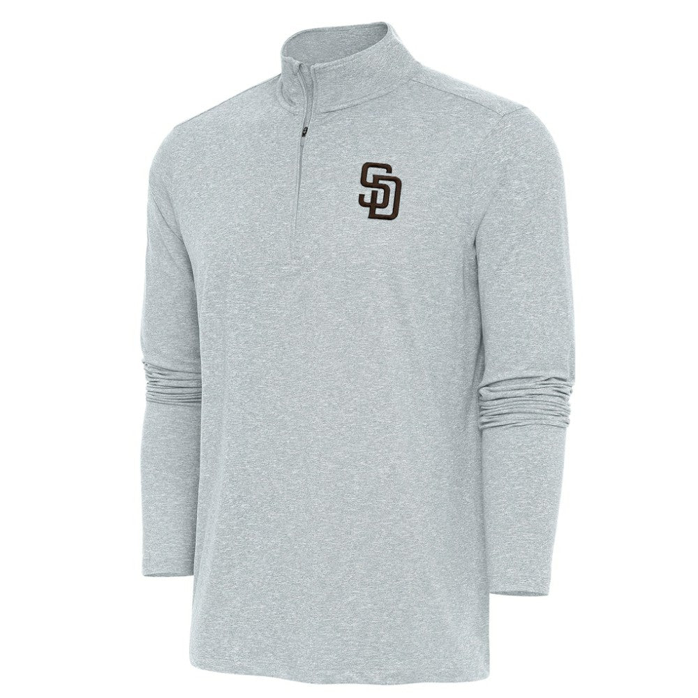 MLB San Diego Padres Antigua Hunk Quarter-Zip Pullover Top