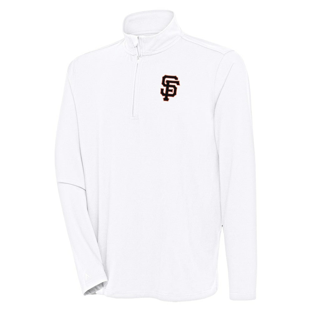 MLB San Francisco Giants Antigua Hunk Quarter-Zip Pullover Top