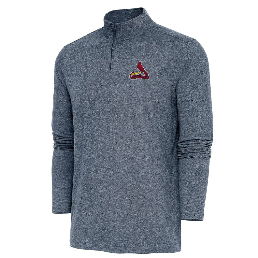 MLB St. Louis Cardinals Antigua Hunk Quarter-Zip Pullover Top