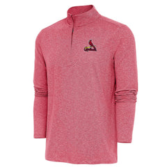 MLB St. Louis Cardinals Antigua Hunk Quarter-Zip Pullover Top