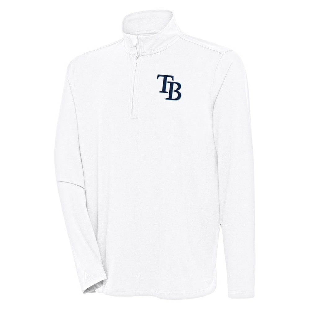 MLB Tampa Bay Rays Antigua Hunk Quarter-Zip Pullover Top
