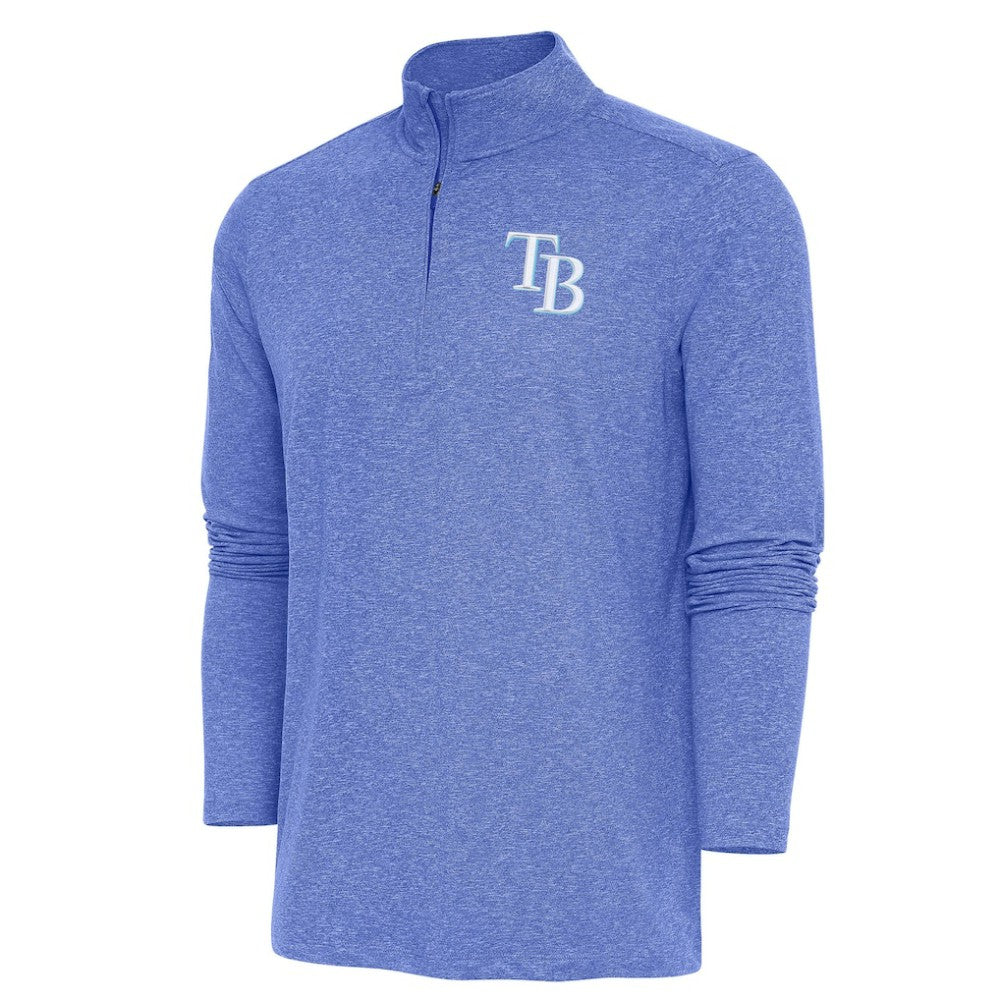 MLB Tampa Bay Rays Antigua Hunk Quarter-Zip Pullover Top