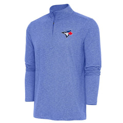 MLB Toronto Blue Jays Antigua Hunk Quarter-Zip Pullover Top