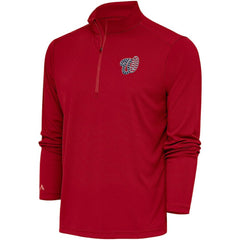 MLB Washington Nationals Antigua Patriotic Tribute Quarter-Zip Pullover Top