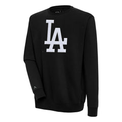 MLB Los Angeles Dodgers Antigua Victory Crewneck Chenille Pullover Sweatshirt