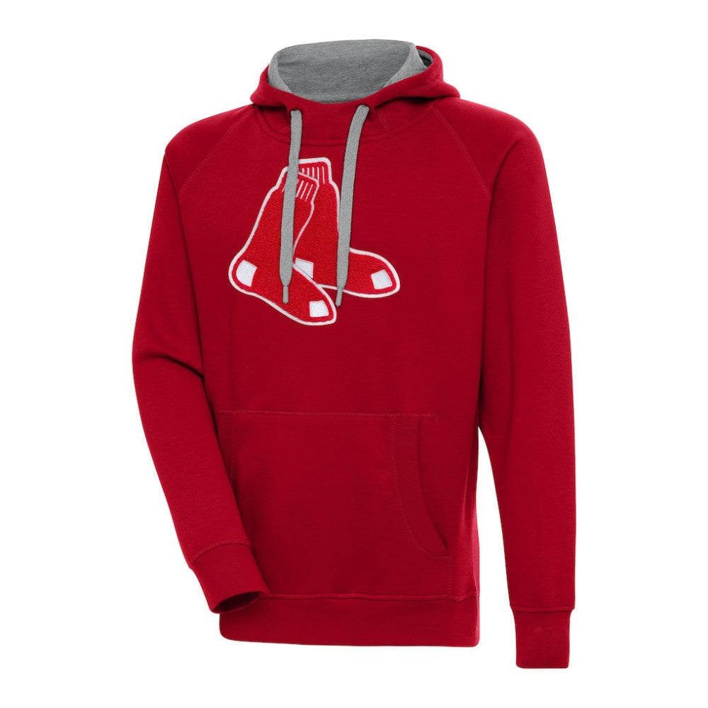 MLB Boston Red Sox Antigua Victory Chenille Pullover Hoodie