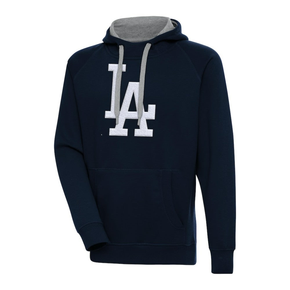 MLB Los Angeles Dodgers Antigua Victory Chenille Pullover Hoodie