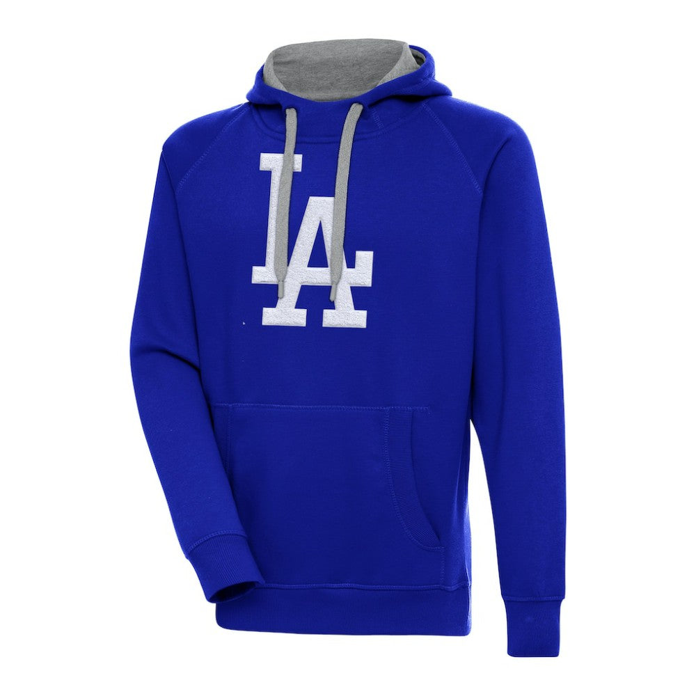 MLB Los Angeles Dodgers Antigua Victory Chenille Pullover Hoodie