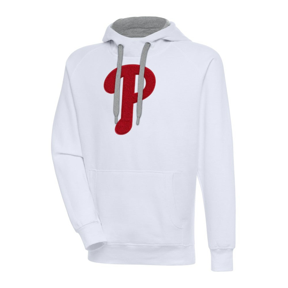 MLB Philadelphia Phillies Antigua Victory Chenille Pullover Hoodie