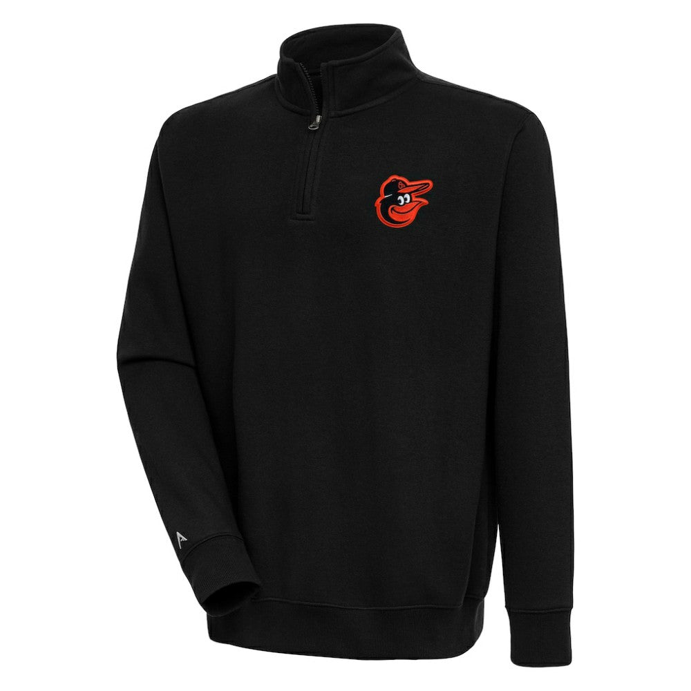 MLB Baltimore Orioles Antigua Victory Quarter-Zip Pullover Top