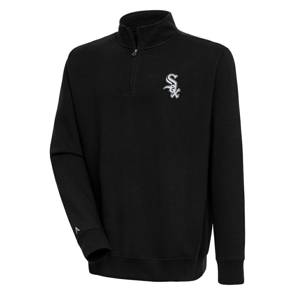 MLB Chicago White Sox Antigua Victory Quarter-Zip Pullover Top
