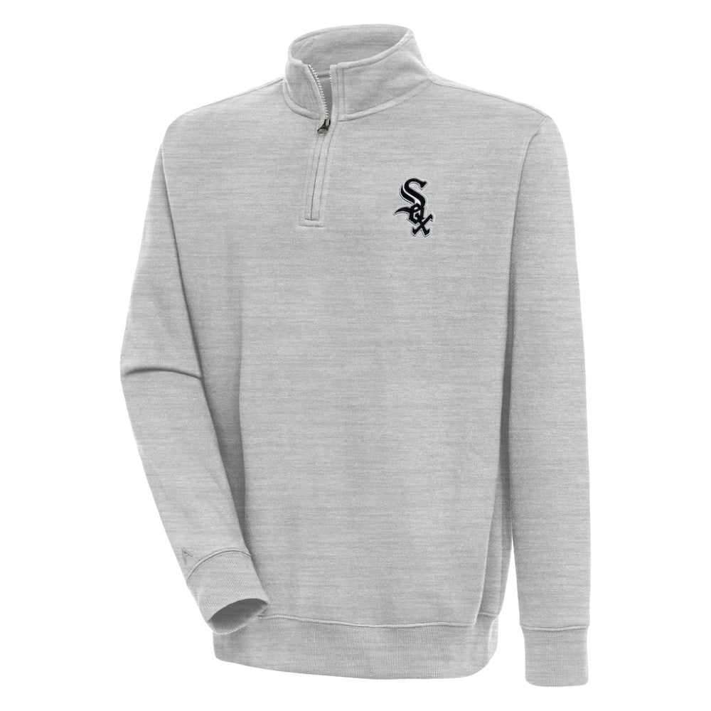 MLB Chicago White Sox Antigua Victory Quarter-Zip Pullover Top