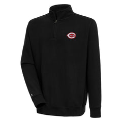 MLB Cincinnati Reds Antigua Victory Quarter-Zip Pullover Top