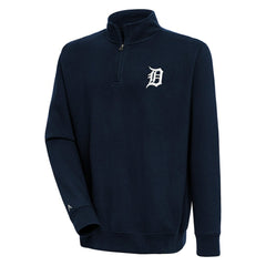 MLB Detroit Tigers Antigua Victory Quarter-Zip Pullover Top