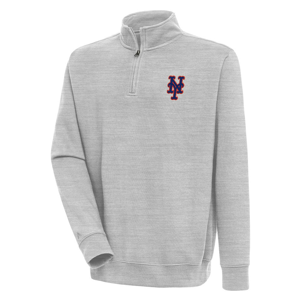 MLB New York Mets Antigua Victory Quarter-Zip Pullover Top