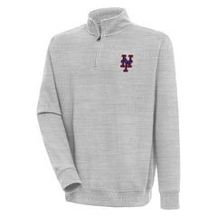 MLB New York Mets Antigua Victory Quarter-Zip Pullover Top